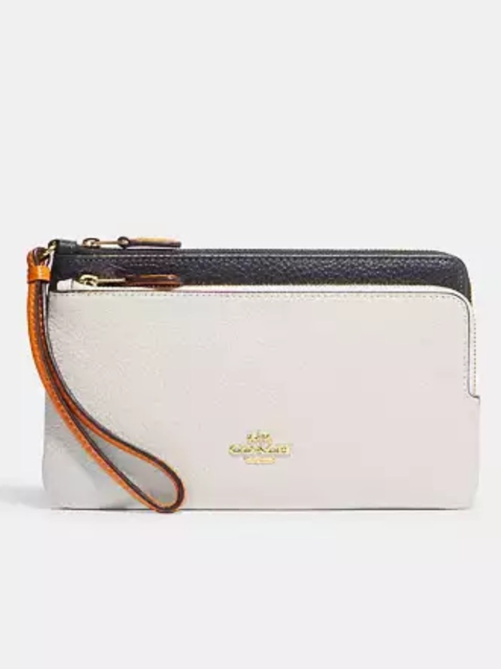 COACH® | Double Zip Wallet In Colorblock Signature Wristlet